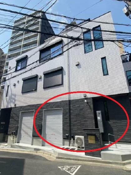 高輪台のスケルトン物件の外観