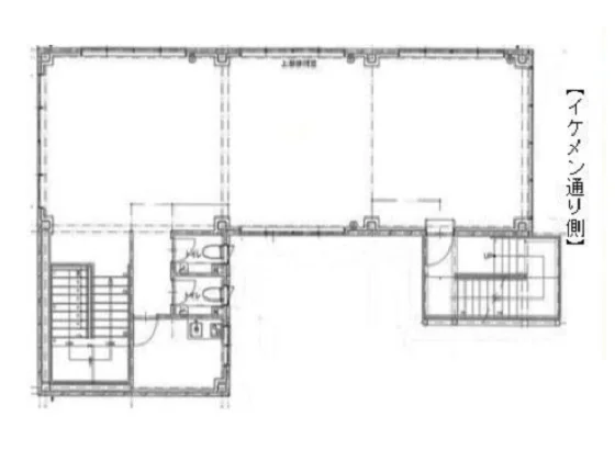 新大久保のスケルトン物件の平面図
