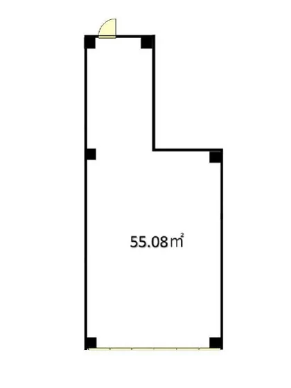 大泉学園のスケルトン物件の平面図