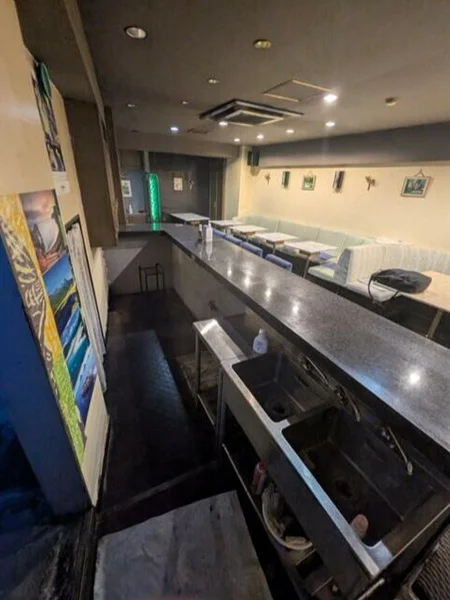 洗足池の居抜き店舗の厨房