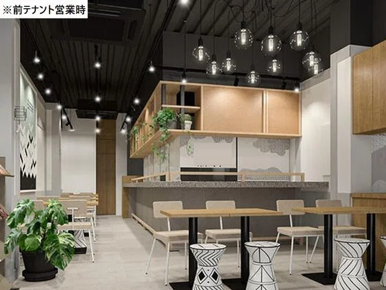 与野の居抜き店舗の内装