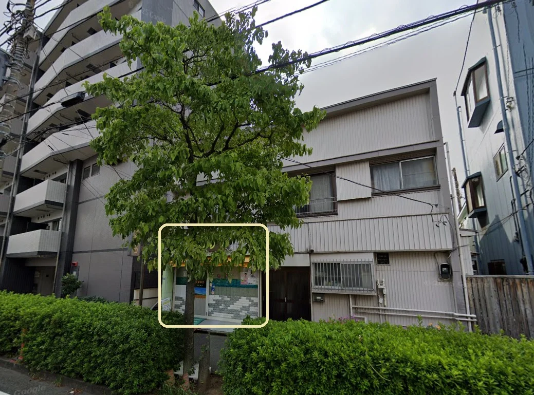 美容室・理容室の居抜き物件の外観