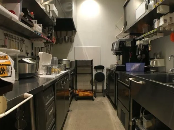 カフェ・喫茶店の居抜き物件の厨房