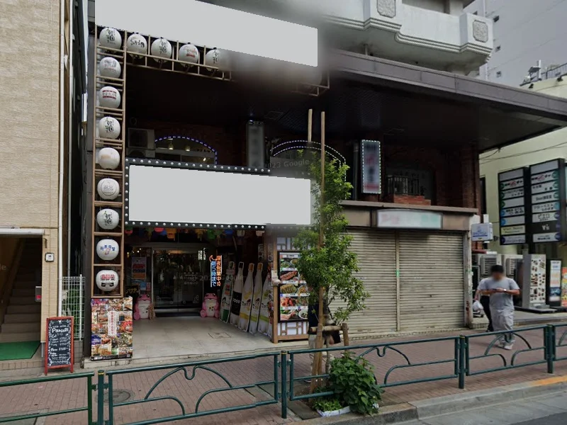 新大久保の韓国料理居抜きの外観