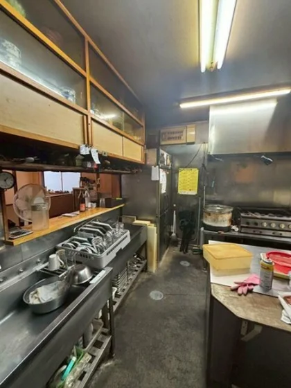 小岩の居抜き店舗の厨房