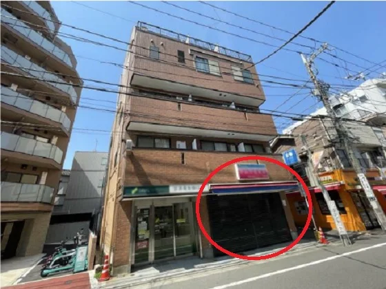 荏原町の事務所仕様物件の外観