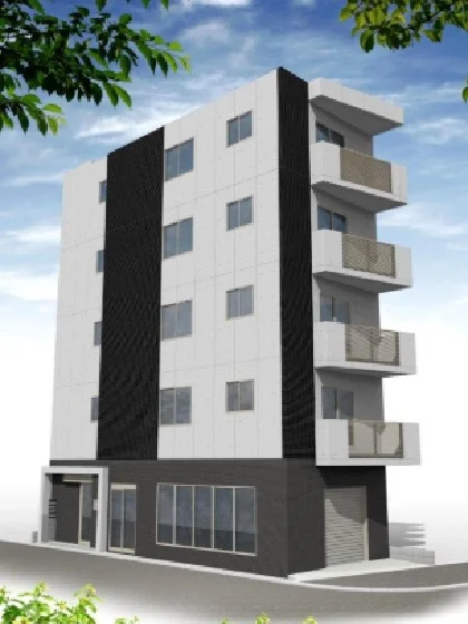 木場のスケルトン店舗物件の平面図