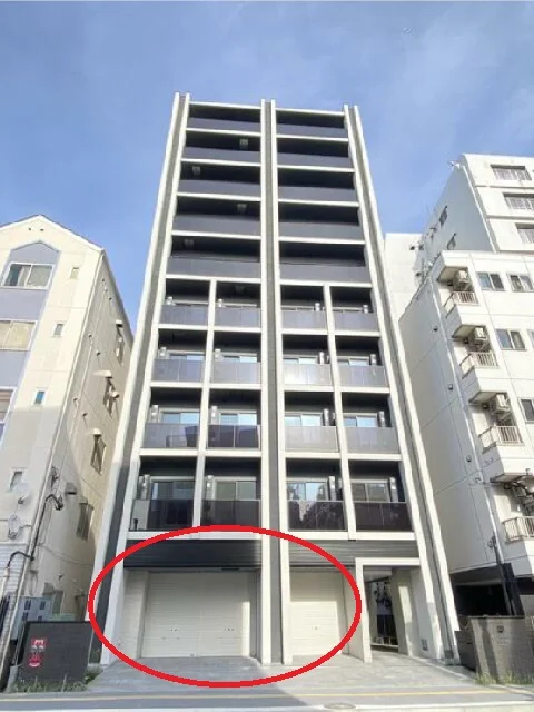 貸店舗(スケルトン)の外観