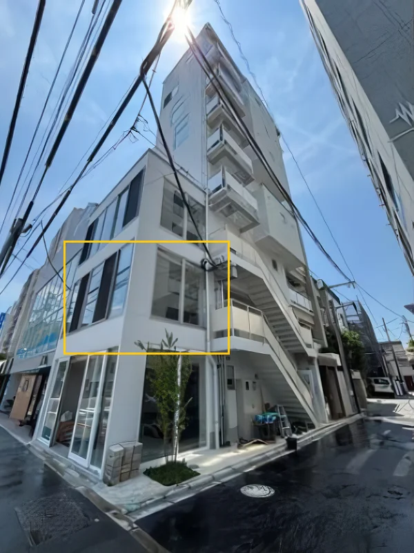 中野のスケルトン物件の外観