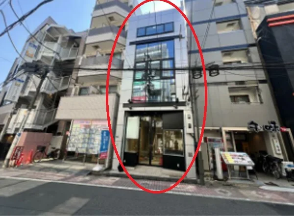 王子のスケルトン物件の外観