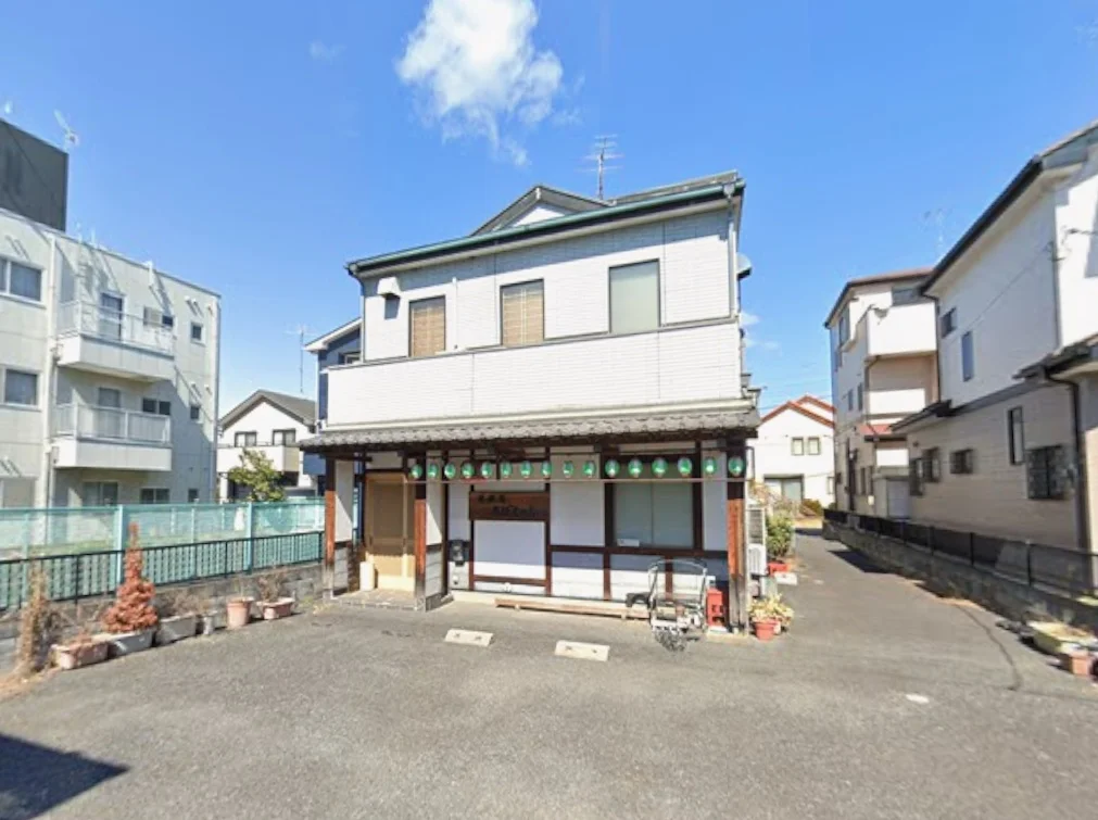 鷲宮の居抜き店舗の外観