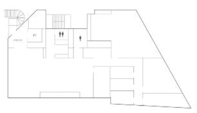 外苑前のエステ居抜きの平面図