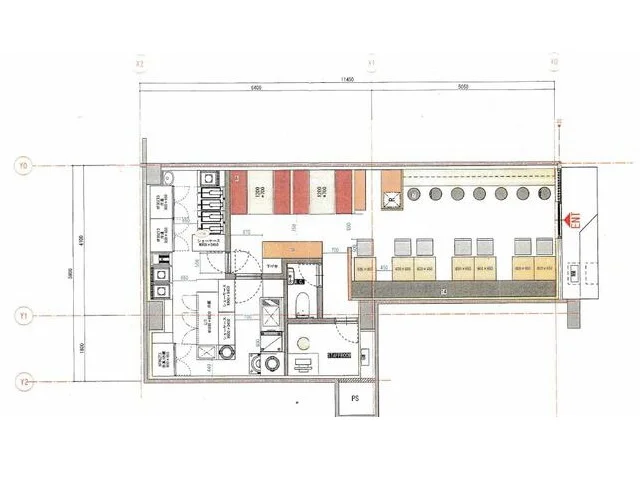 大森のスケルトン物件の平面図