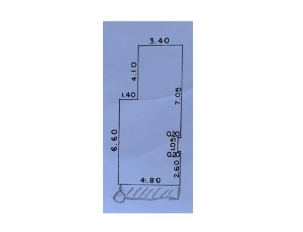貸店舗(スケルトン)の平面図