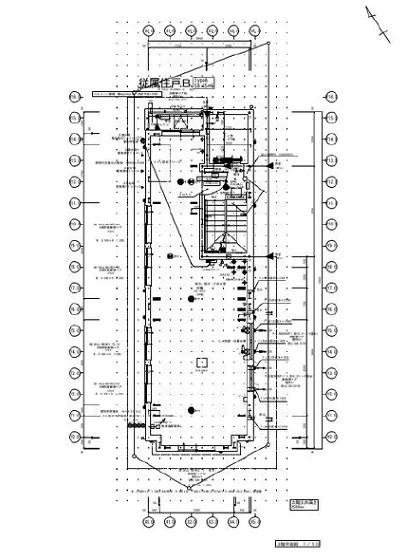 登戸のスケルトン物件の平面図
