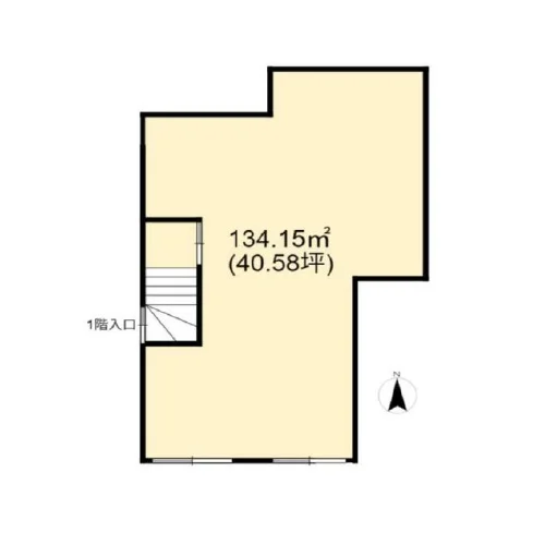 戸越銀座のBAR・ショットバー居抜きの平面図