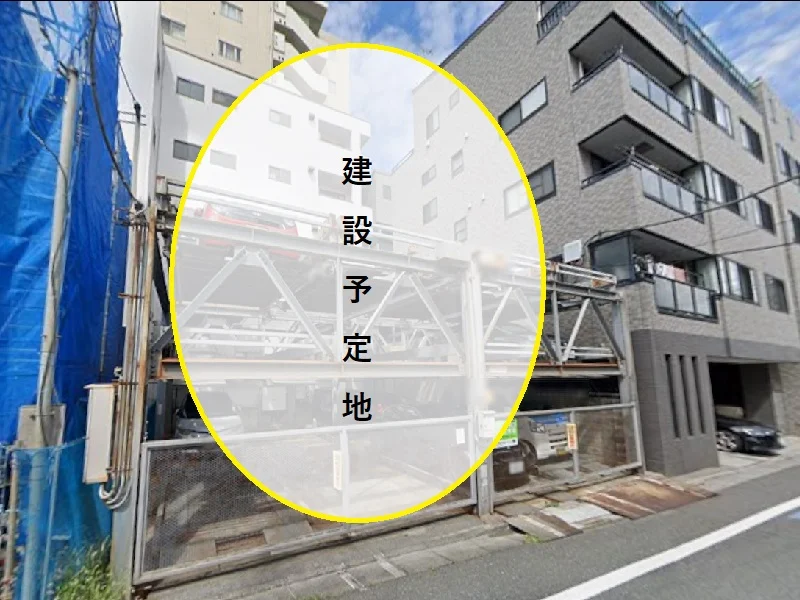 貸店舗(スケルトン)の外観