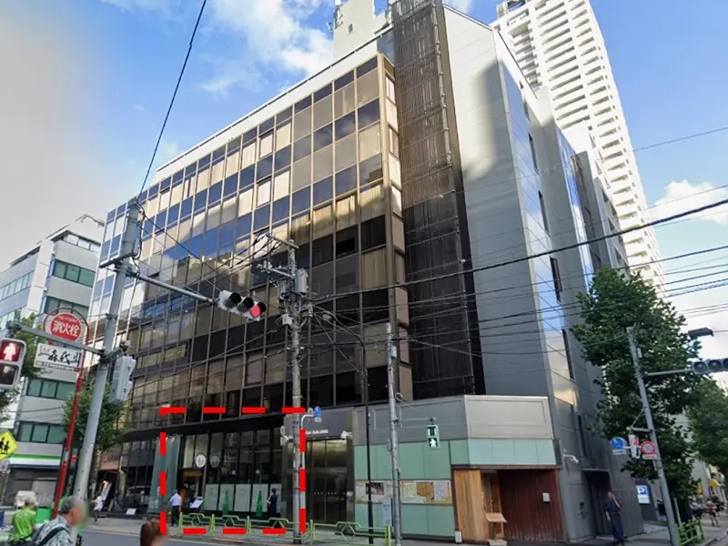 人形町の居抜き店舗の外観