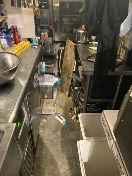 荻窪の居抜き店舗の厨房