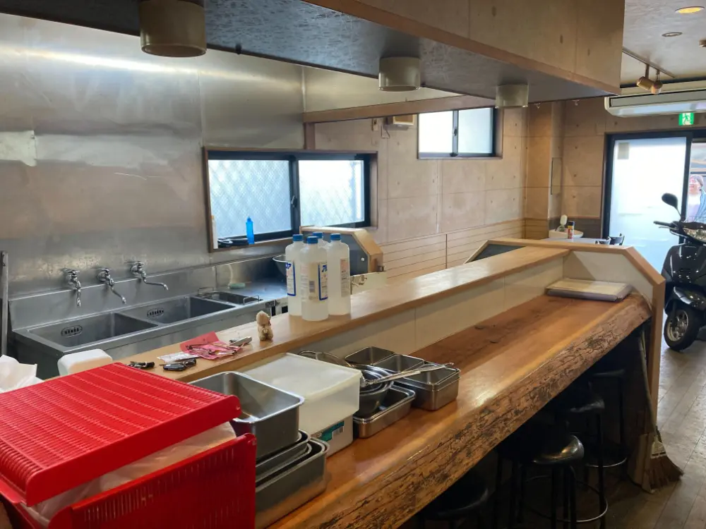 尾久の居抜き店舗の厨房