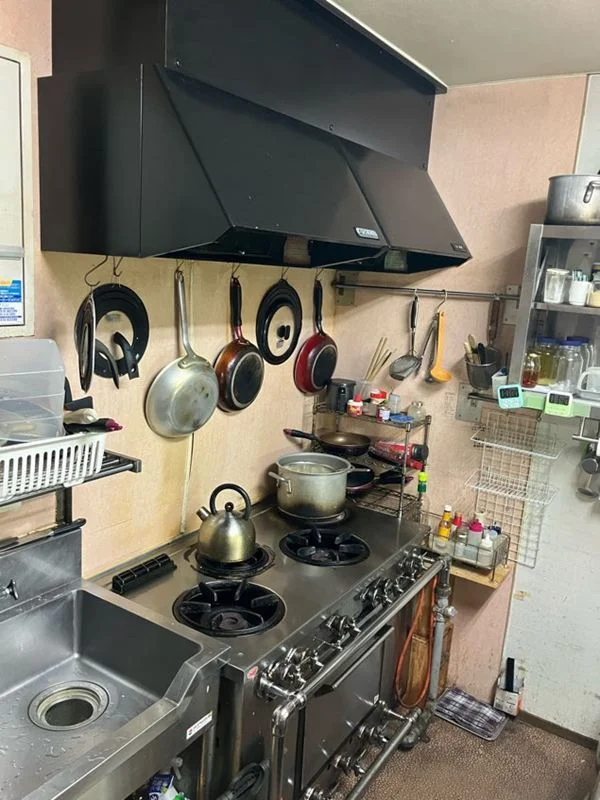 下永谷の居抜き店舗の厨房