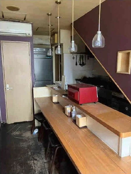 居酒屋の居抜き物件の内装