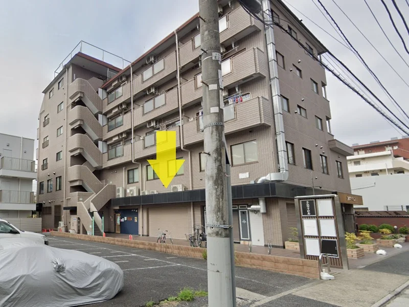 北綾瀬の居抜き店舗の外観