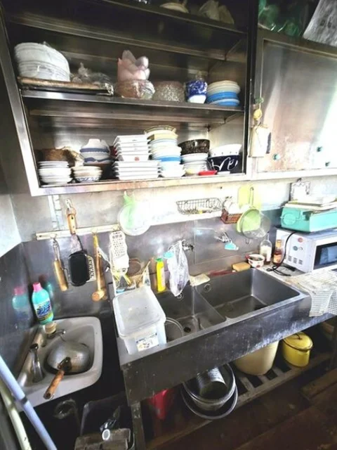 青砥の中華料理居抜きの厨房