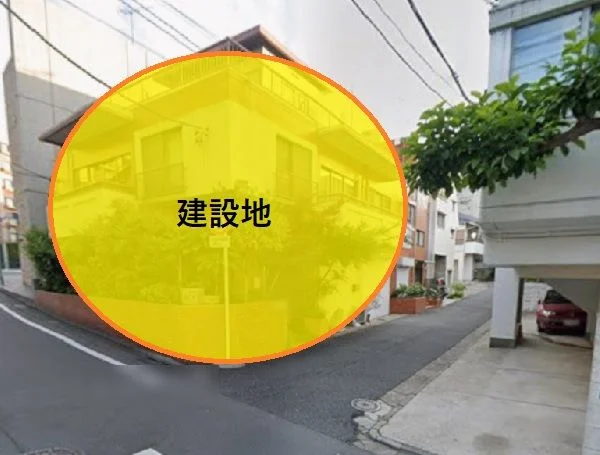 貸店舗(スケルトン)の外観