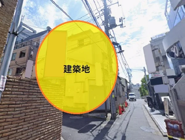 貸店舗(スケルトン)の外観