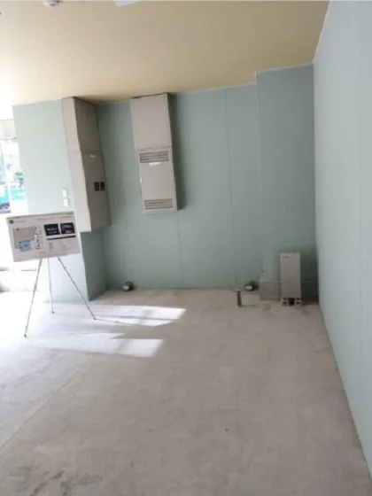 新日本橋のスケルトン店舗物件の内装