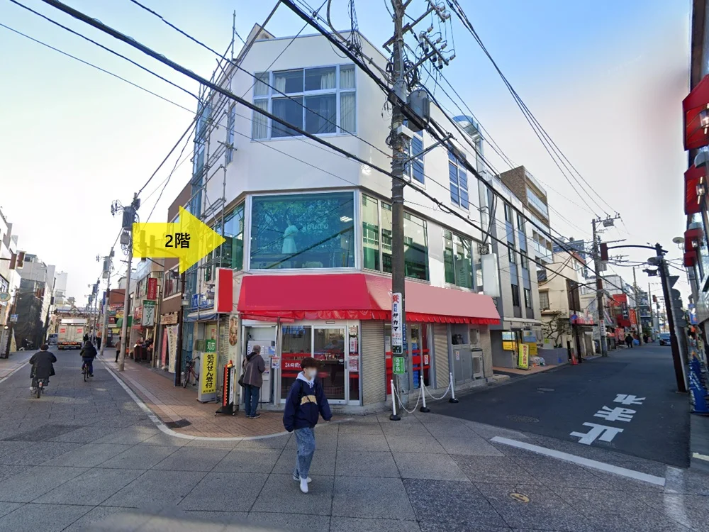 元住吉の美容室・理容室居抜きの外観