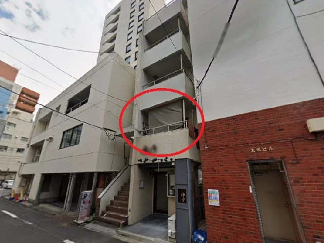 五反田の事務所仕様店舗物件の外観