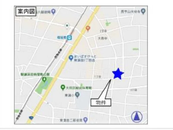 貸店舗(事務所仕様)の地図