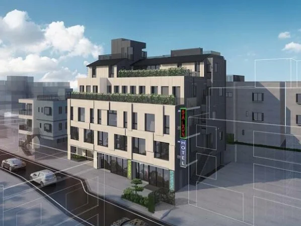 表参道のスケルトン物件の外観