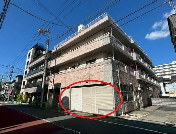 浮間舟渡のスケルトン物件の外観