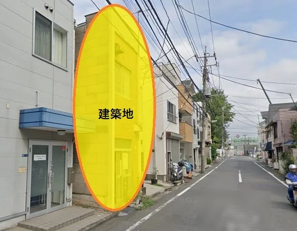 大崎の事務所仕様物件の外観