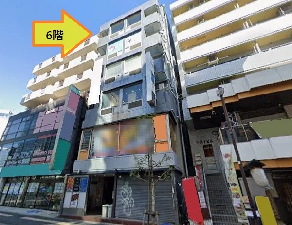 西葛西の事務所仕様店舗物件の外観