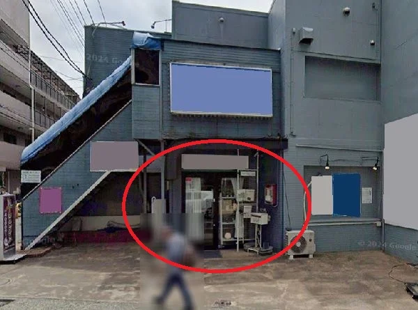 小田急相模原の事務所仕様店舗物件の外観