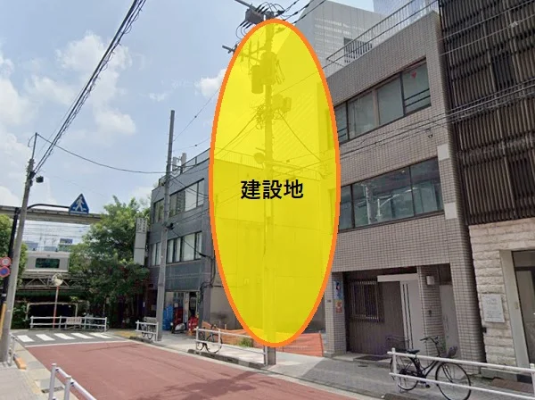 浜松町のスケルトン物件の外観