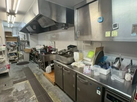 本所吾妻橋の居抜き店舗の厨房