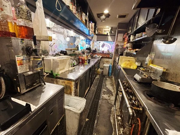 西葛西の居酒屋居抜きの厨房