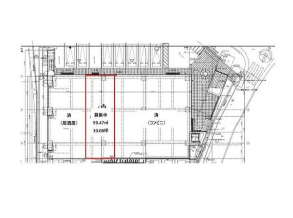 狭山市のスケルトン物件の平面図