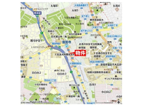 貸店舗(スケルトン)の地図