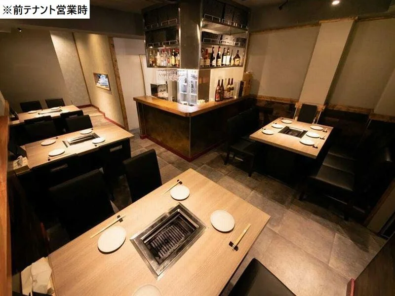 焼肉屋の居抜き物件の内装