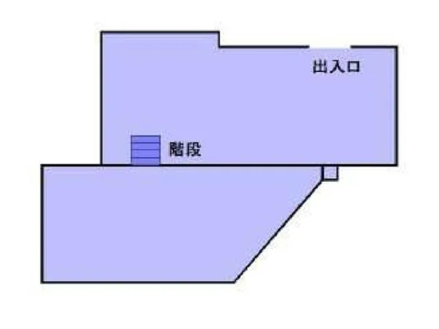 洋光台の居抜き店舗の平面図
