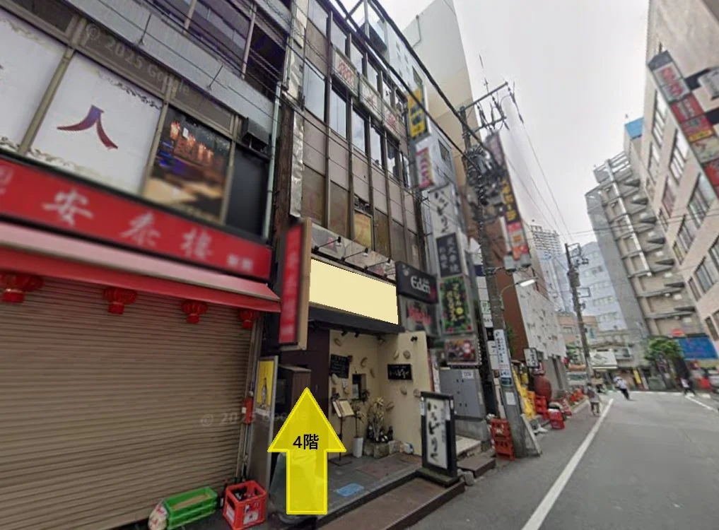 五反田のガールズバー居抜きの外観