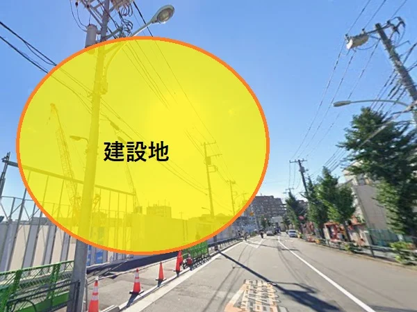 十条のスケルトン物件の外観