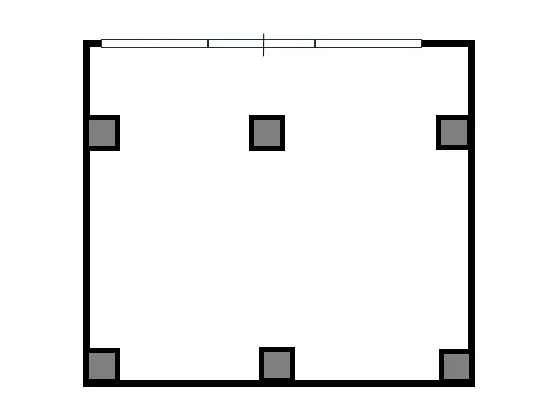 阿佐ケ谷の居抜き店舗の平面図