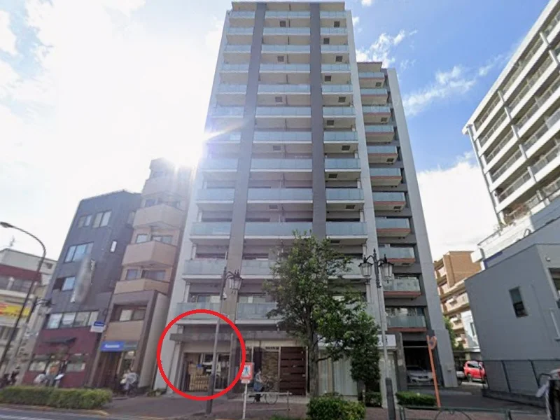 雪が谷大塚の事務所仕様店舗物件の外観